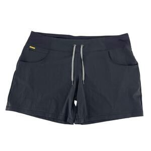 Lolë Women's Board Shorts Black Size XL EUC Recycled Polyester Swim Activewear